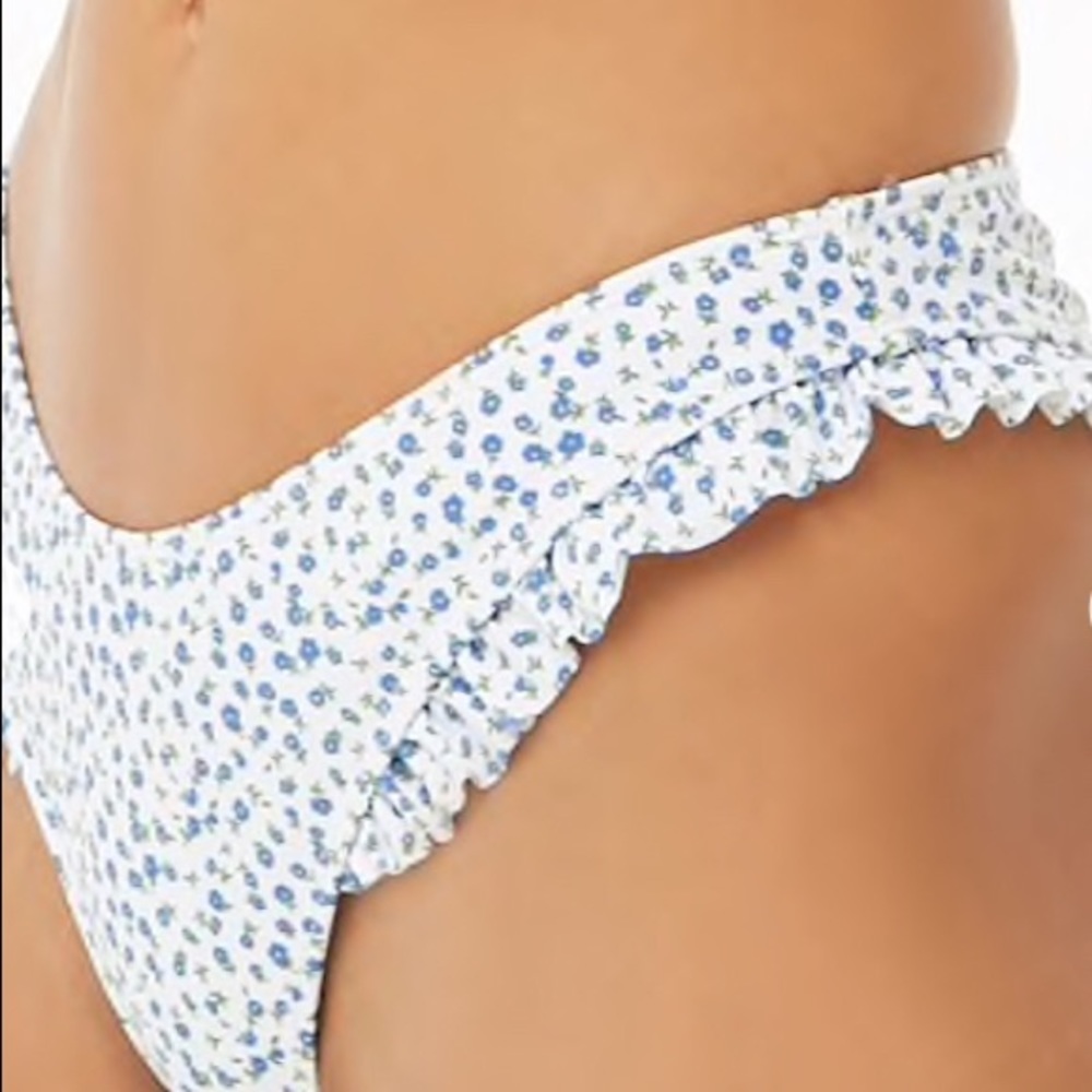 Ditsy floral print bikini bottoms